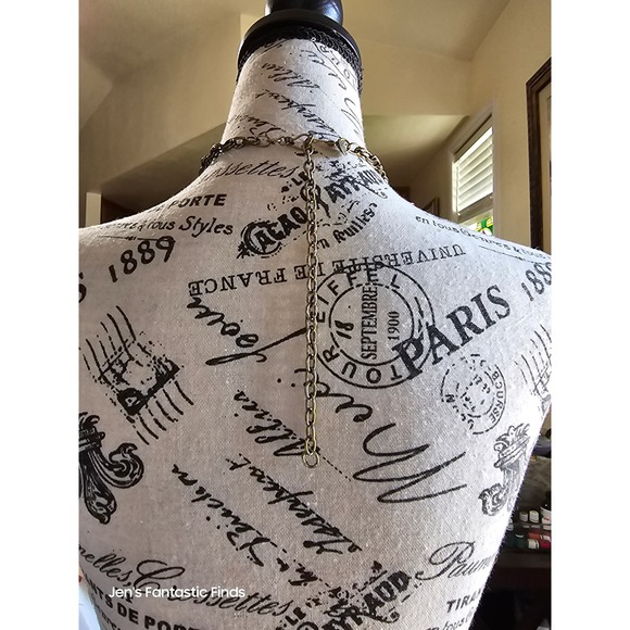 Milan Pocket Watch with Chain-link Necklace 39-46" Steam Punk Antique Gold - Picture 8 of 12